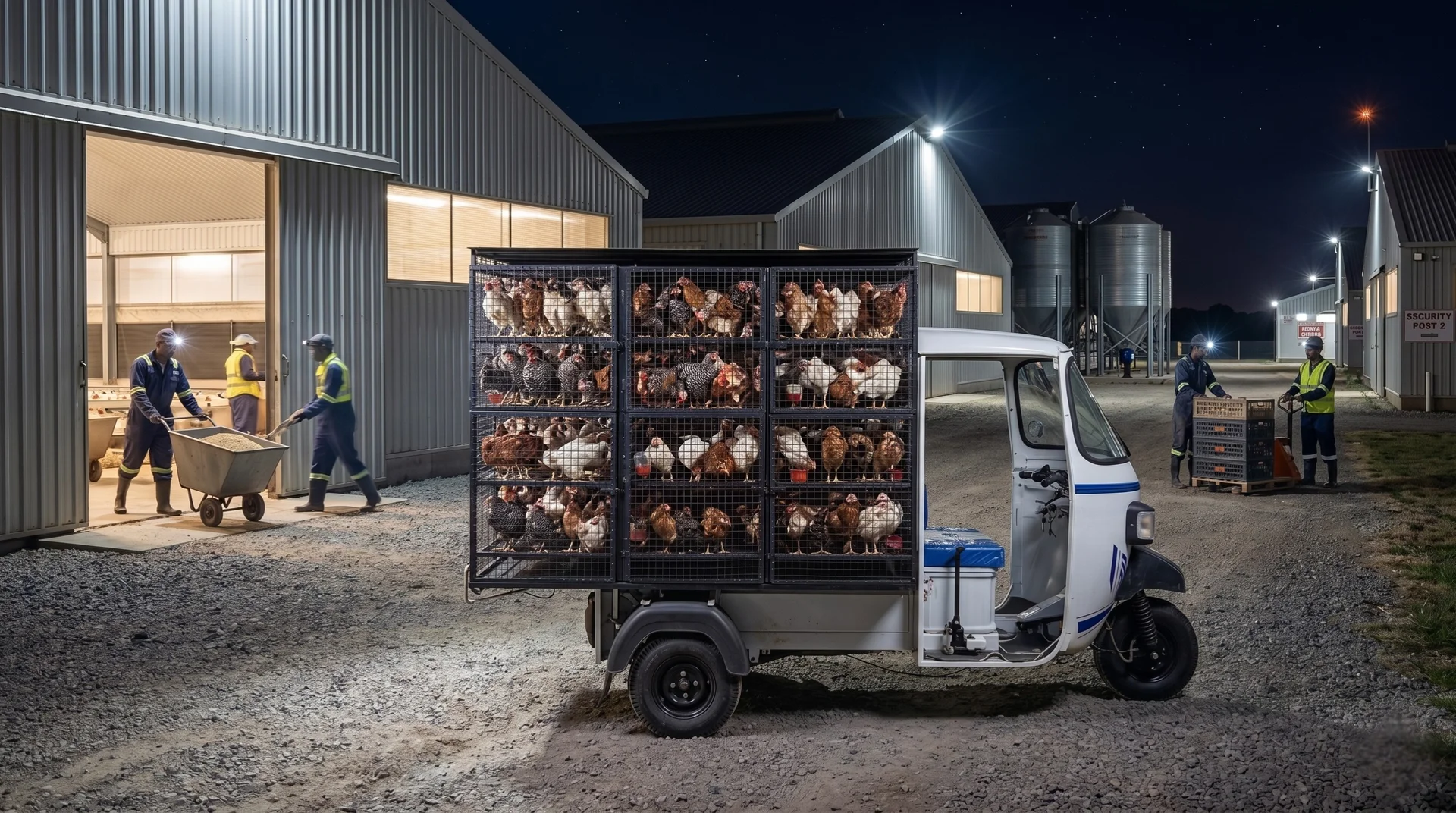 Chicken Van Welfare in Motion